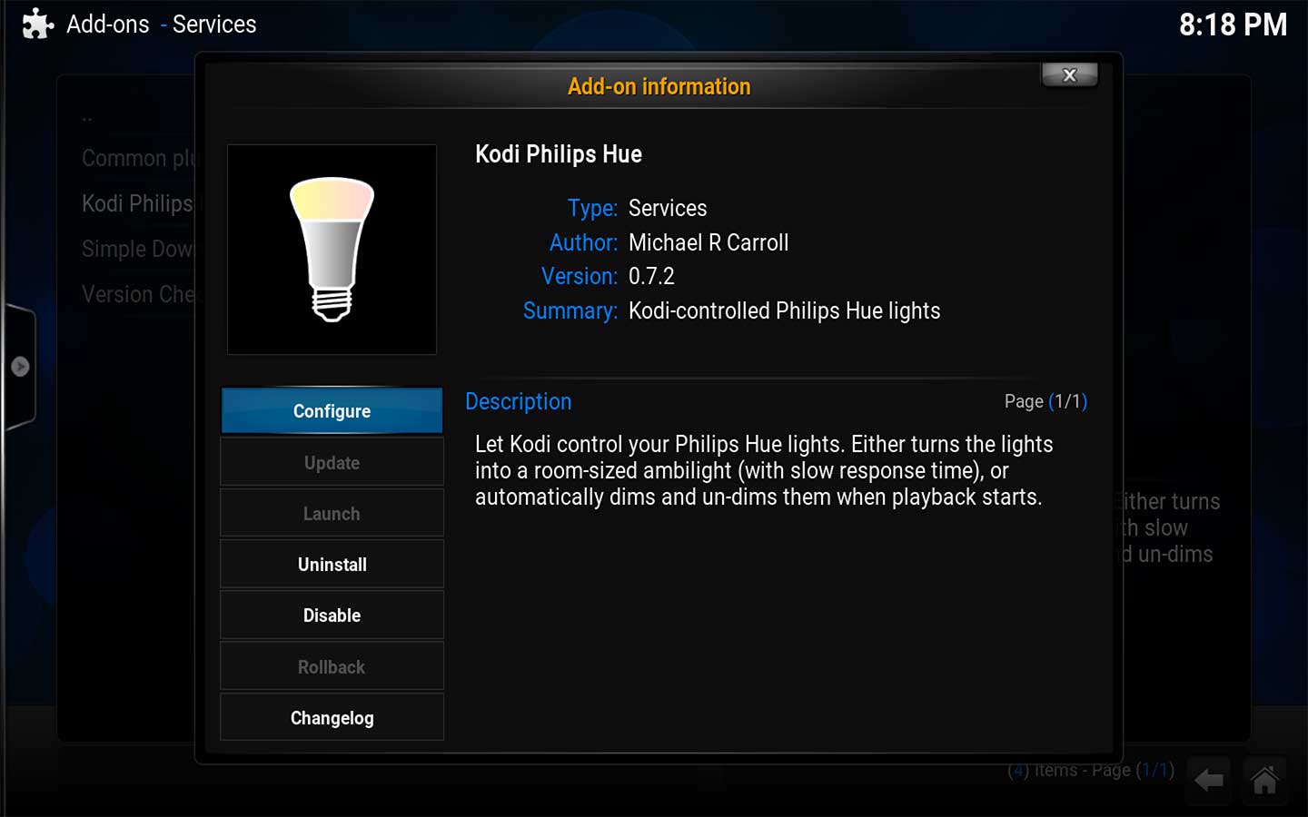 Kodi Philips Hue Kodi Philips Hue